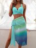 Women's Clothing Bikini Beach Swimsuit Three Piece Set Multi Color Slim Fit_ecoleips.com