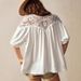 Women's Clothing Solid Color Lace Stitching Round Neck Short Sleeve Loose Women's Shirt_ecoleips.com