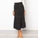 Women's Long Midi Skirt Polka Dot Sweet European And American Style Pocket Pleated Step into 2024 Trendy_ecoleips.com