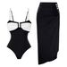Women's Clothing Printed Fashion Design Hot Spring Swimsuit One Piece Two Piece Suit_ecoleips.com