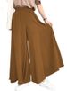 K New Loose Oversized Elastic Waist Wide Leg Pants With Large Swing Beach Casual Pants_ecoleips.com