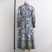 Foreign Trade 2024 European And American Spring New Silk Texture Printed Large Hem Shirt-style Dress For Women 5973_ecoleips.com
