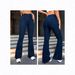 Cross-border European And American Women's Jeans, Stretchy, Simple, Multi-process, Dark Blue Pants, Versatile, Slim-fit,_ecoleips.com