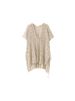 Women's Knitted V-Neck Batwing Sleeve Top Hollow Out Loose Fit Summer Plus Size Slimming Versatile Casual T-Shirt_ecoleips.com
