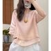 Summer Solid-Color Loose Pullover T-Shirt, Round-Neck Women's Artistic Retro Forest-Themed Short-Sleeved Cotton And Line_ecoleips.com