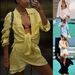 Women's Clothing Summer New Beach Sun Protection Shirt Seaside Leisure Holiday Dress Swimsuit Outer Shirt Suit_ecoleips.com