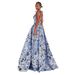 Women's Clothing Spring And Summer Off Shoulder Three Dimensional Tailoring Fairy Long Temperament Evening Dress_ecoleips.com