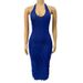 Women's Clothing Halter Neck Backless Slim Dress Style Niche Design Body Showing Long Skirt For Women Sexy Retro_ecoleips.com