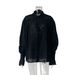 Verve Spring High-End French Style Top Sexy Sheer Solid Color Women's Shirt Blouse Niche Elegant Lightweight_ecoleips.com
