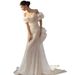 Elegant Luxurious Mermaid Silhouette off the Shoulder Bridal Gown Shimmering Lightweight High End Wedding Dress 2026 New Style_ecoleips.com