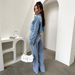 Women's Clothing Fashion Retro Pocket Washed Straight Workwear Jeans Joint Wide Leg Casual Jeans_ecoleips.com
