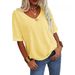 Women Top Summer Women Excellent Loose Casual T-Shirt_ecoleips.com