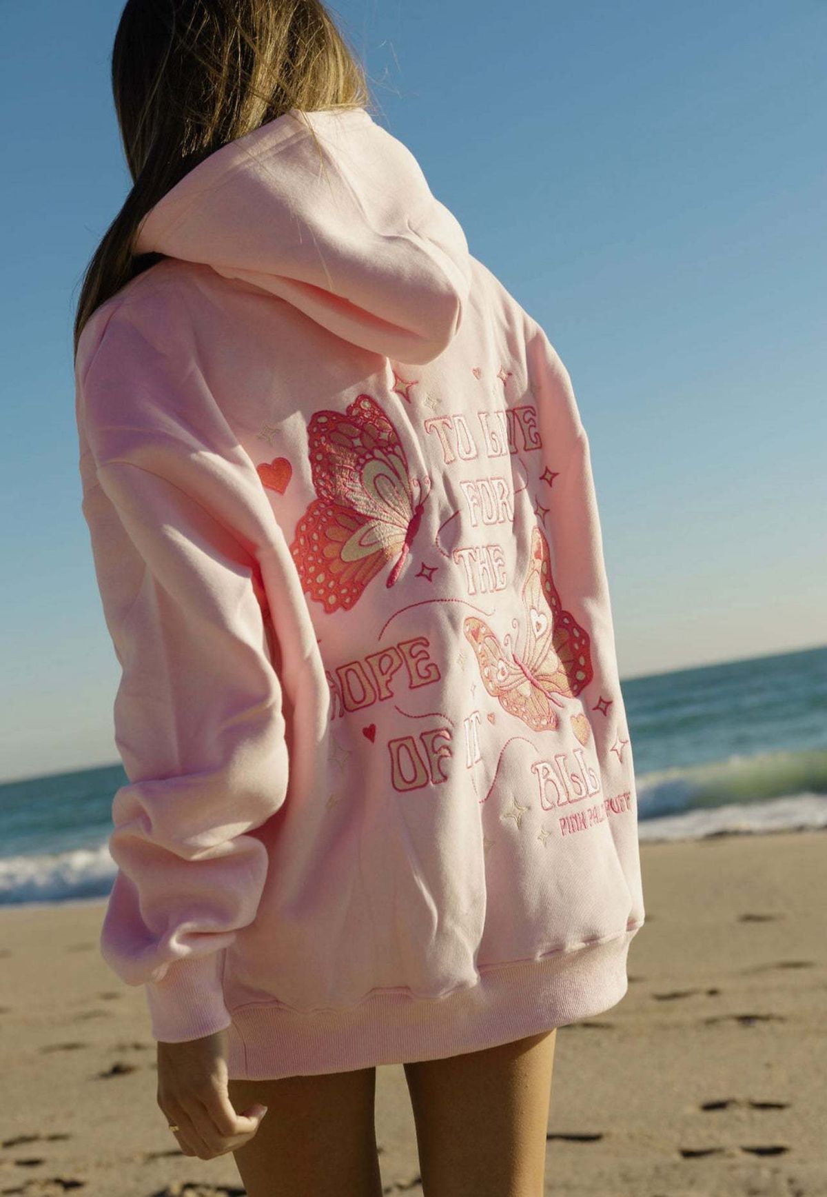 Women’s Clothing EVERYTHING COMESIN WAVES Hoodie CHASING SUNS ETS Sweatshirt_ecoleips.com