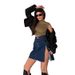 Women's Clothing High Waist Denim Skirt Women's Spring And Summer Design Zipper Ins Style Short Skirt_ecoleips.com