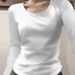 This Women's Base Layer Shirt Features A Classic American Retro Design That Fits Tightly And Creates A Slimming Effect._ecoleips.com