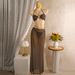 Women's Two Piece Bikini Swimsuit Set Polka Dot Shell Button Strapless European American Style for Vacation_ecoleips.com