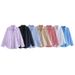 Women's Printed Satin-Feel Shirt – Lightweight Polyester Blouse With Drape, Fall Essential In Stripes & Solids (XS-L, 10 Colorways)_ecoleips.com