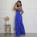 Women's Clothing Suspender Top With Lace Up Fashionable Loose Wide Leg Pants Two Piece Suit For Women_ecoleips.com