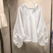 Women's European And American Style Hooded Sweatshirt, Early Autumn Thin Version, Plus-size Loose Fit, Korean Style,_ecoleips.com