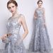 New 2026 Elegant Slimming Long Evening Gown for Women Spring Banquet Hostess Dress_ecoleips.com