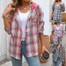2025 Women's Autumn Winter New Casual Fashion Oversize Loose Plaid Shirt_ecoleips.com