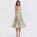 Floral Print Slit Maxi Dress For Women - Elegant Slimming Sleeveless Sundress With Side Split, A-Line Summer Evening Gown_ecoleips.com