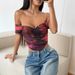 Cross-border European And American Y2K Hot Girl Printed Camisole T-shirt Women's Clothing 2025 Spring/Summer_ecoleips.com