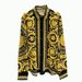 Men's Digital Print Cardigan Shirt – Trendy Spring Casual Button-Up (Black, S-XXL)_ecoleips.com