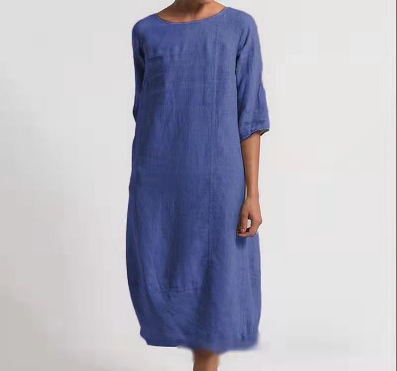 Summer Casual Plus Size Women's Dress Bestseller New For Women's Clothing Export_ecoleips.com