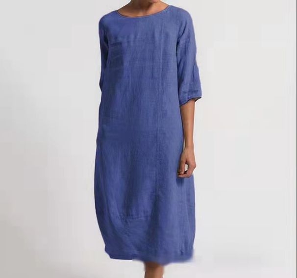 Summer Casual Plus Size Women's Dress Bestseller New For Women's Clothing Export_ecoleips.com