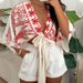 Women's Clothing New Women's Fashion Printed Leisure Vacation Style Cardigan Loose Tops_ecoleips.com