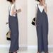 Thickened 5-color Original Jumpsuit 2026 Summer Japanese-style Suspender Solid Color Casual Loose Wide-leg Pants_ecoleips.com