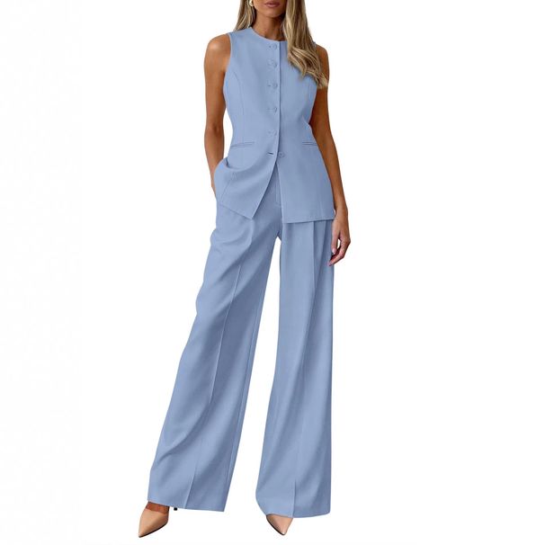 Women's 2 Piece Set Formal Casual Suit Jacket Summer Outfit Relaxed Everyday Wear Versatile Comfortable Feshion Trend_ecoleips.com