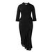 Women's Clothing Women's Spring Fashion Long Sleeve Top Lace Hip Skirt Two Piece Suit_ecoleips.com