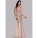 Women's Clothing Sequined Toast Dress Bride Red Fishtail Slim Banquet Evening Dress_ecoleips.com