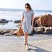 Women's Clothing Women's Fashion Summer Shirt Loose Casual Temperament Striped Top_ecoleips.com