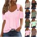 2025 Foreign Trade New European And American Style Casual Short Sleeve Women's T-Shirt Top_ecoleips.com