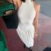 Blifanbo Pleated Elegant O Neck Maxi Dress For Women Off-shoulder Fashion Slim Fit Sleeveless Patchwork Sexy Club Party Dress_ecoleips.com