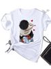 European And American Cross-border Foreign Trade Wholesale Fashion Urban Girl Round-neck Plus-size Short-sleeve T-shirt_ecoleips.com
