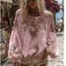 Women's 3D Digital Print Round Neck Retro Bohemian Top Fashionable Casual Style_ecoleips.com