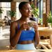 Women's Sports Bras Thin Strapped Yoga Wear Fitness Tops Vest Padded Underwear Spring Summer_ecoleips.com