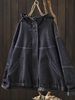 Women's Denim Jacket 2026 New Spring Model, Hooded, Stylish, Loose, Casual, Slimming, Versatile, For Petite Figures_ecoleips.com