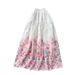 Women's Pastoral Style Floral Print A-Line Midi Skirt High Waisted Summer Unique Patchwork Design Versatile_ecoleips.com