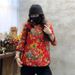 girl Northeast Women's Winter Coat Chinese Style Quilted Button Tang Suit Small Orchid Cotton Village Girl Floral Jacket_ecoleips.com