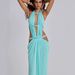 Elegant High-Slit Backless Evening Gown With Floral Embroidery And Rhinestone, Bodycon Maxi Dress For Women_ecoleips.com