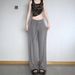 women's clothing casual pants for women spring and autumn new all match straight drape loose wide leg long pants_ecoleips.com