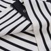 Women's Clothing Spring And Summer New French Round Neck Contrast Striped Single Breasted Short Sleeved Temperament Slim Knitted Dress_ecoleips.com