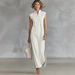 Sleeveless Collared Button Detail Long Casual Slimming Dress For Women New Fashion_ecoleips.com