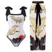 Women's Clothing Swimsuit Conservative One Piece Sexy Swimsuit Female Chiffon Skirt Swimsuit Suit_ecoleips.com