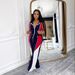 Women's Clothing Polyester Mesh Jersey Cloth Splicing Hooded Drawstring Sleeveless Trousers Suit Two Piece Suit_ecoleips.com